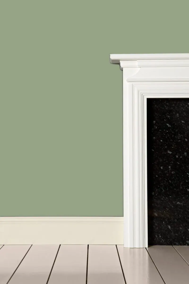 Ambiance peinte en Lichen de Farrow & Ball