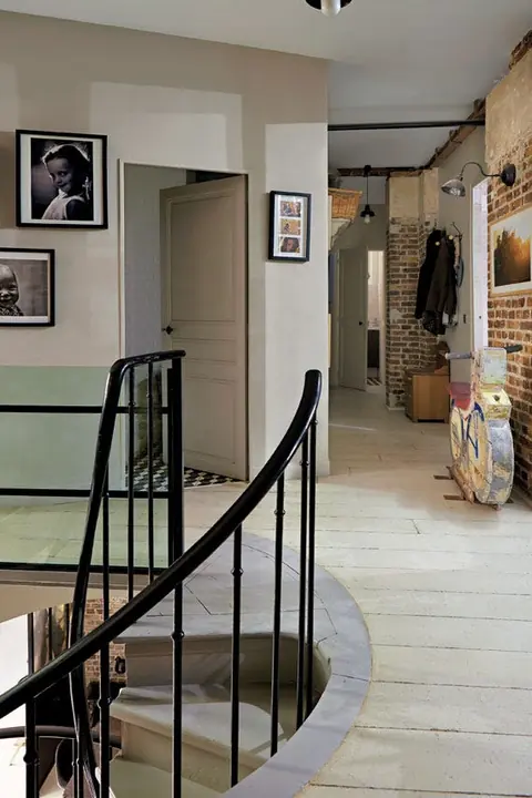 Ambiance peinte en Shaded White de Farrow & Ball