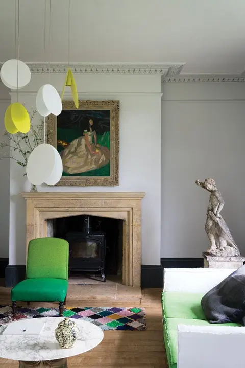 Ambiance peinte en James White de Farrow & Ball