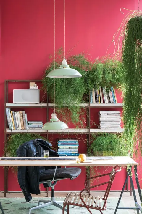 Ambiance peinte en Rectory Red de Farrow & Ball