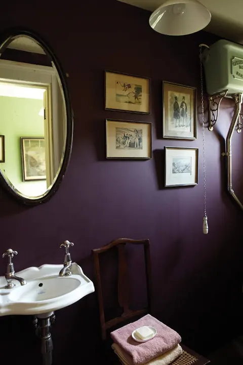 Ambiance peinte en Brinjal de Farrow & Ball