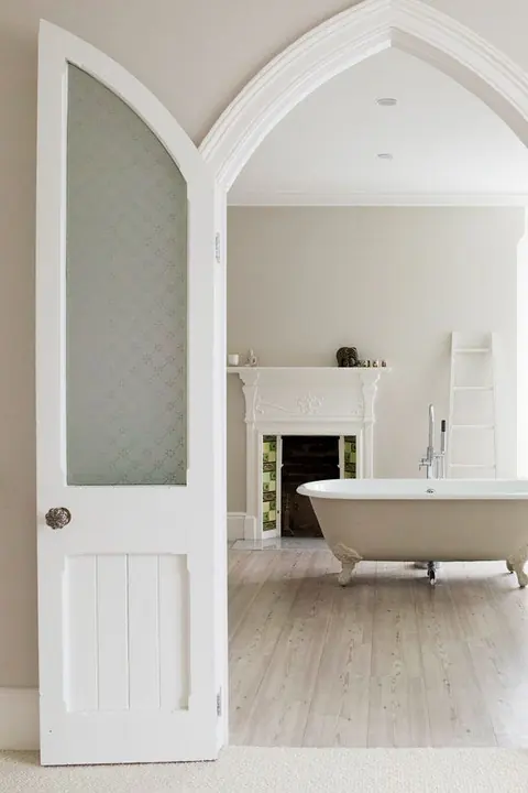 Ambiance peinte en Elephant's Breath de Farrow & Ball