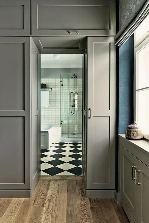 Ambiance peinte en Charleston Gray de Farrow & Ball