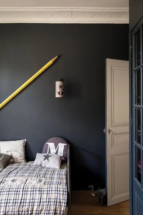 Ambiance peinte en Down Pipe de Farrow & Ball