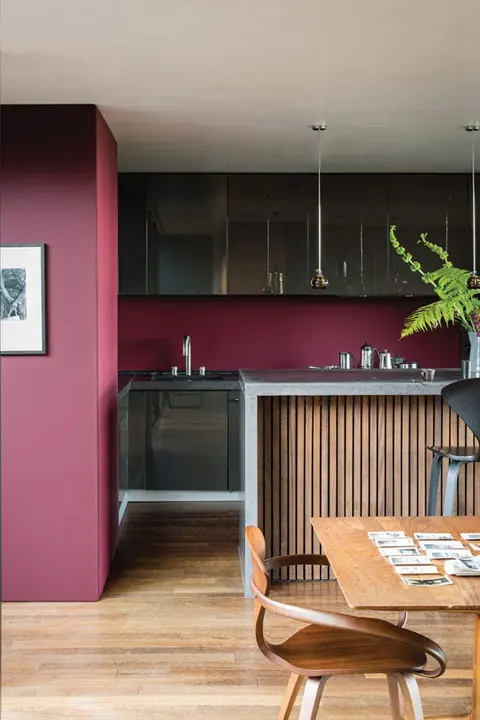 Ambiance peinte en Preference Red de Farrow & Ball