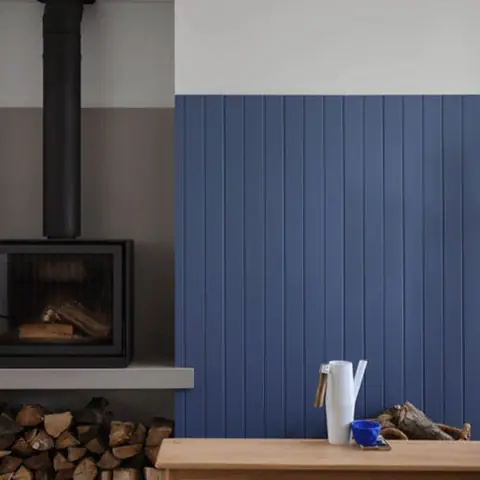 Ambiance peinte en Wine Dark de Farrow & Ball
