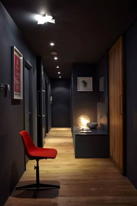 Ambiance peinte en Railings de Farrow & Ball