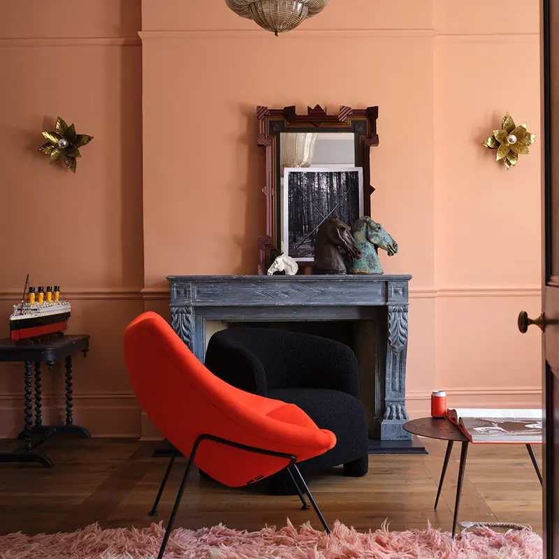 Ambiance peinte en Naperon de Farrow & Ball
