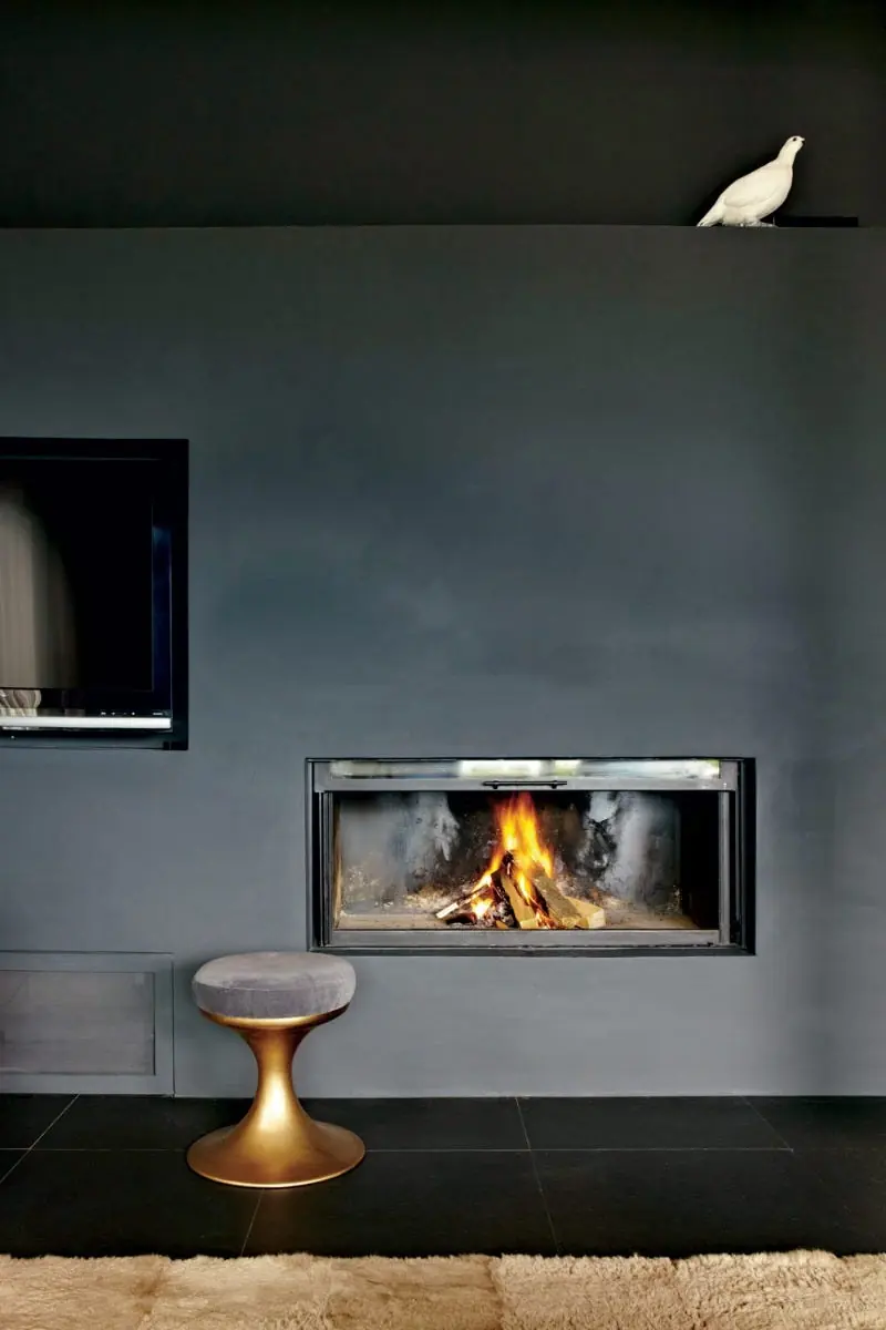 Ambiance peinte en Off-Black de Farrow & Ball