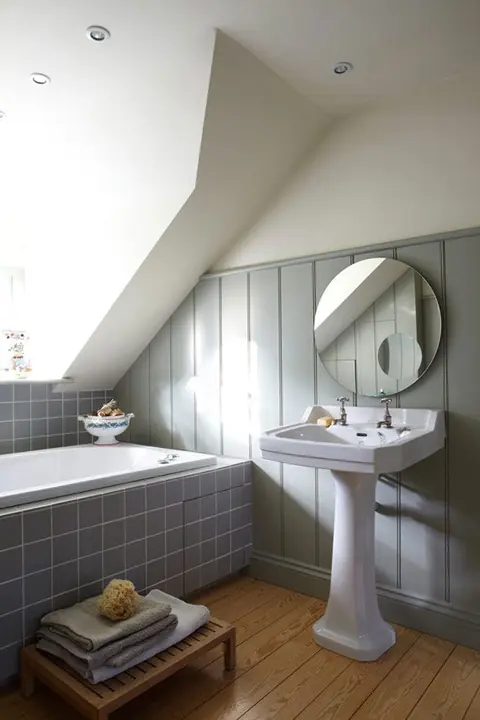 Ambiance peinte en Blue Gray de Farrow & Ball