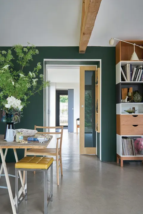 Ambiance peinte en Studio Green de Farrow & Ball