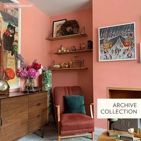 Ambiance peinte en Blooth Pink de Farrow & Ball