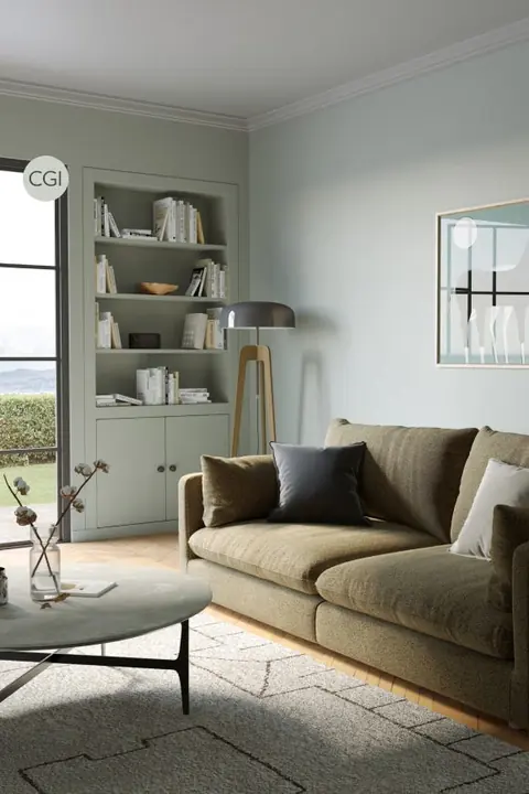 Ambiance peinte en Blanc De Chine de Farrow & Ball