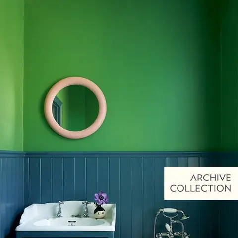 Ambiance peinte en Danish Lawn de Farrow & Ball