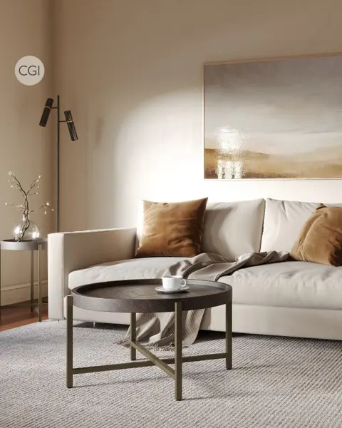 Ambiance peinte en Roasted Macadamia de Farrow & Ball
