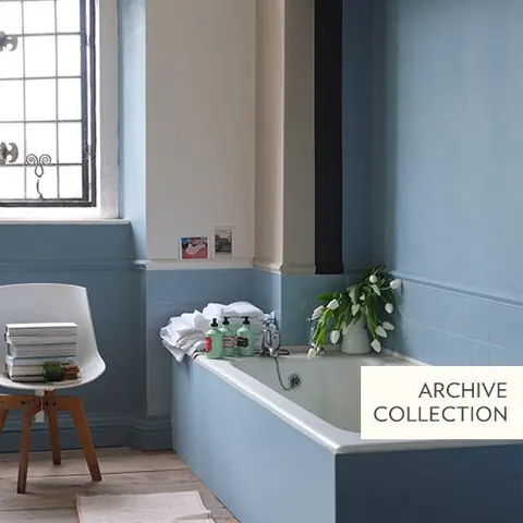 Ambiance peinte en Sardine de Farrow & Ball