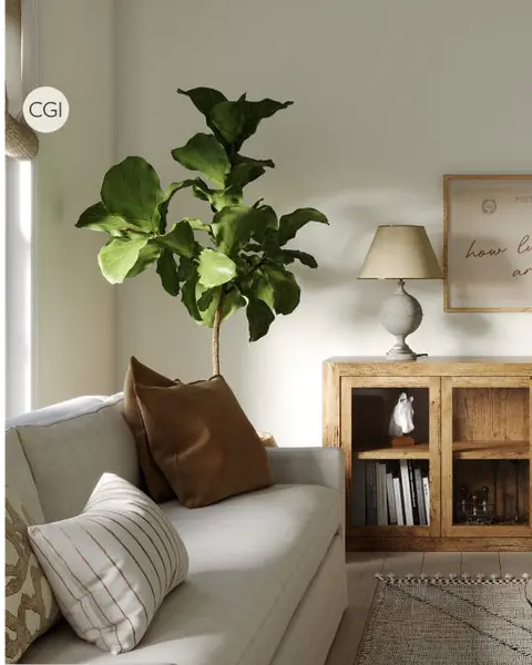 Ambiance peinte en Au Lait de Farrow & Ball