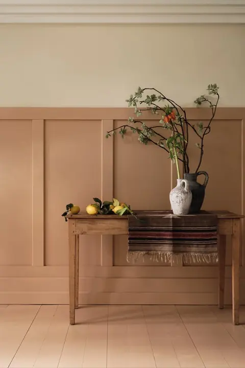 Ambiance peinte en Faded Terracotta de Farrow & Ball