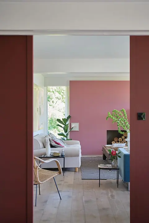 Ambiance peinte en Deep Reddish Brown de Farrow & Ball
