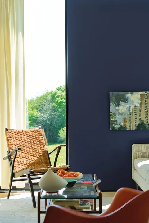 Ambiance peinte en Imperial Purple de Farrow & Ball