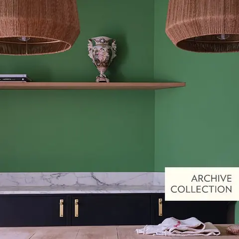 Ambiance peinte en Emerald Green de Farrow & Ball
