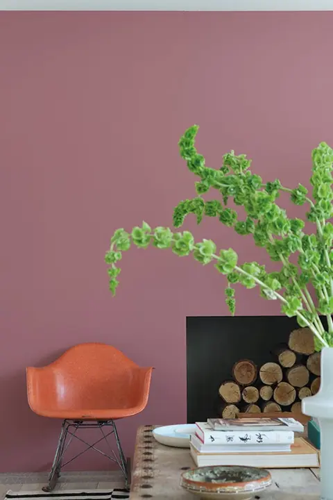 Ambiance peinte en Crimson Red de Farrow & Ball